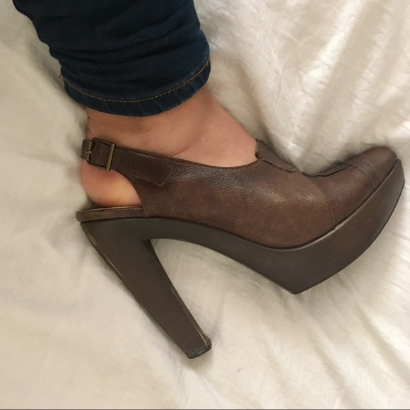 Marni Wood Platform Heels - Picture 4 of 15